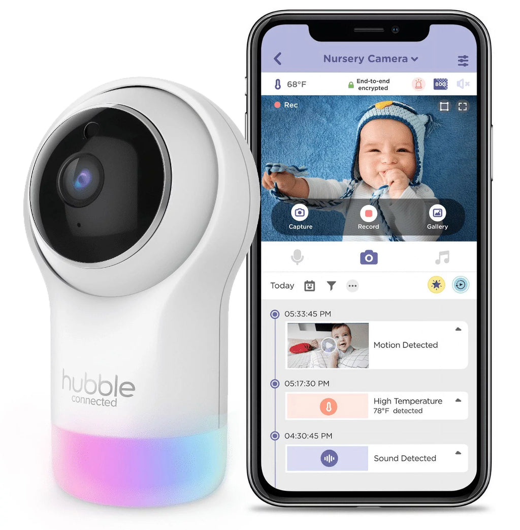 Pal Nursery Baby and Hubble with Function Glow, Wi-Fi Tilt, Pan, Zoom Monitor Connect
