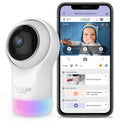 Pal Nursery Baby and Hubble with Function Glow, Wi-Fi Tilt, Pan, Zoom Monitor Connect