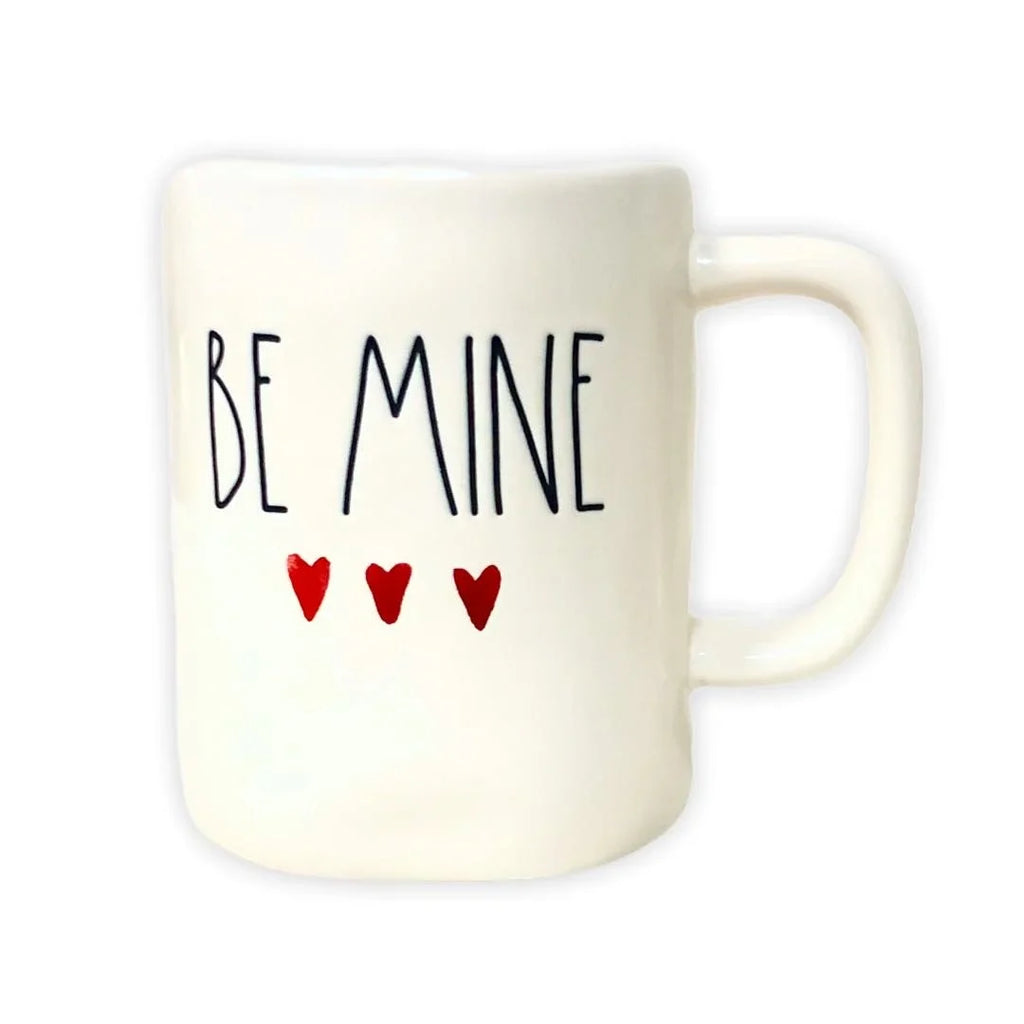 Valentines Rae BE By Black MINE Mug with Interior Dunn LL Magenta Mug Letter White Gift Day Ceramic Red Tea