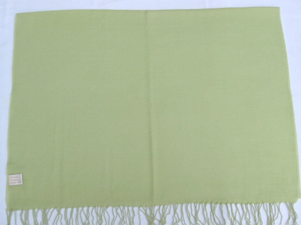 (Honey Green Shawl/Cashmere Scarf/Wool/Silk Dew Shawl) Shawl/Shawls/Scarf/Scarves/Wrap/Stole/Muffler/Cape/Ruana/Blanket/Throw/Pashmina Regular