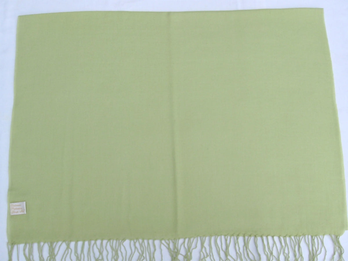 (Honey Green Shawl/Cashmere Scarf/Wool/Silk Dew Shawl) Shawl/Shawls/Scarf/Scarves/Wrap/Stole/Muffler/Cape/Ruana/Blanket/Throw/Pashmina Regular