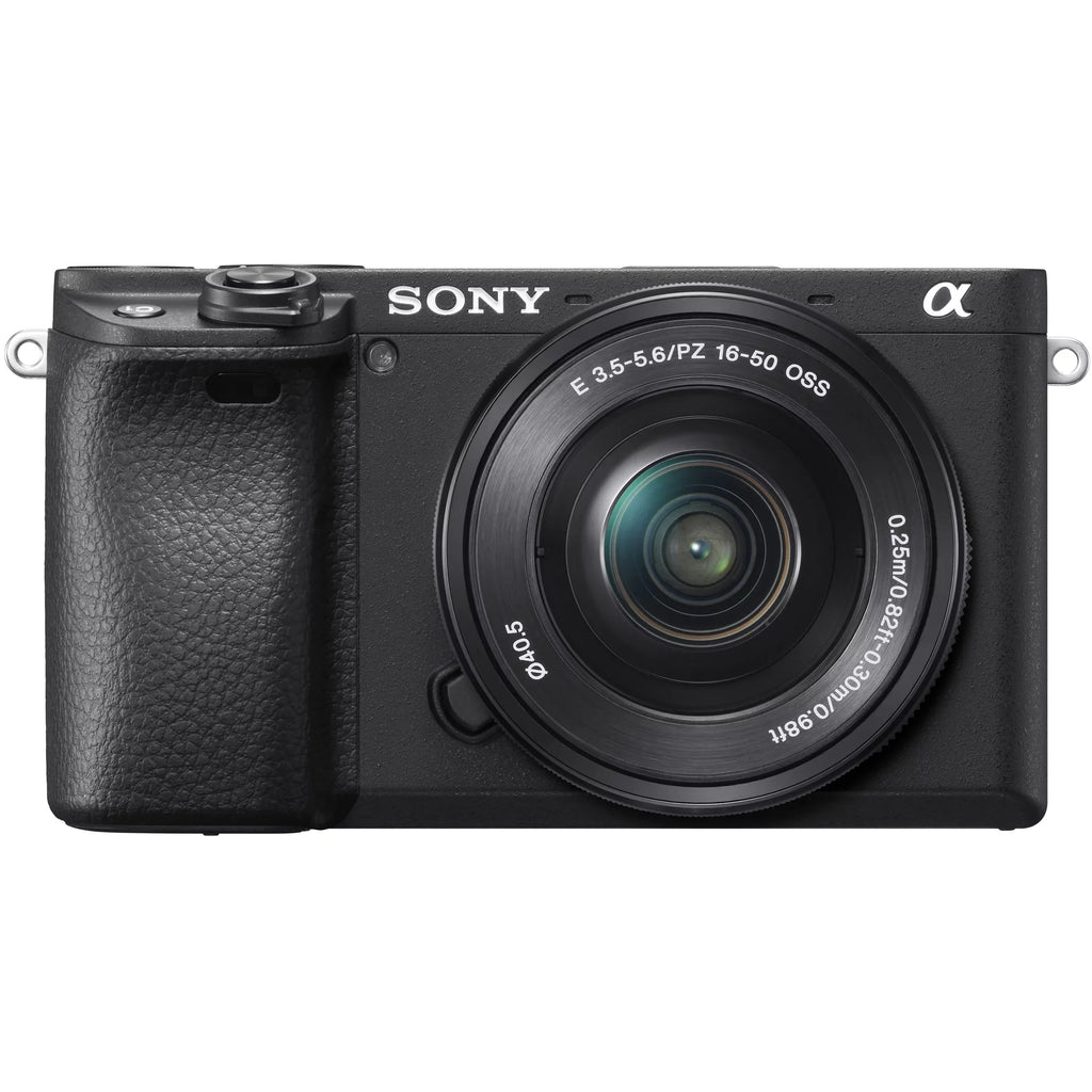 Editing Bundle Camera ILCE-6400L/B Lens Power 4K 0.43x & Case Deco f/3.5-5.6 16-50mm Gear 2.2X OSS a6400 Battery (Black) Sony Extra Set Telephoto with Lens + Kit Angle Wide Mirrorless and Filter