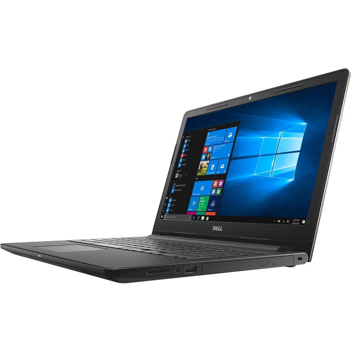 SSD, DDR4, i3, Dell (Intel 620) Win 8GB 128GB 10, Computer HD Laptop i3567-3465BLK 15.6 Intel graphics