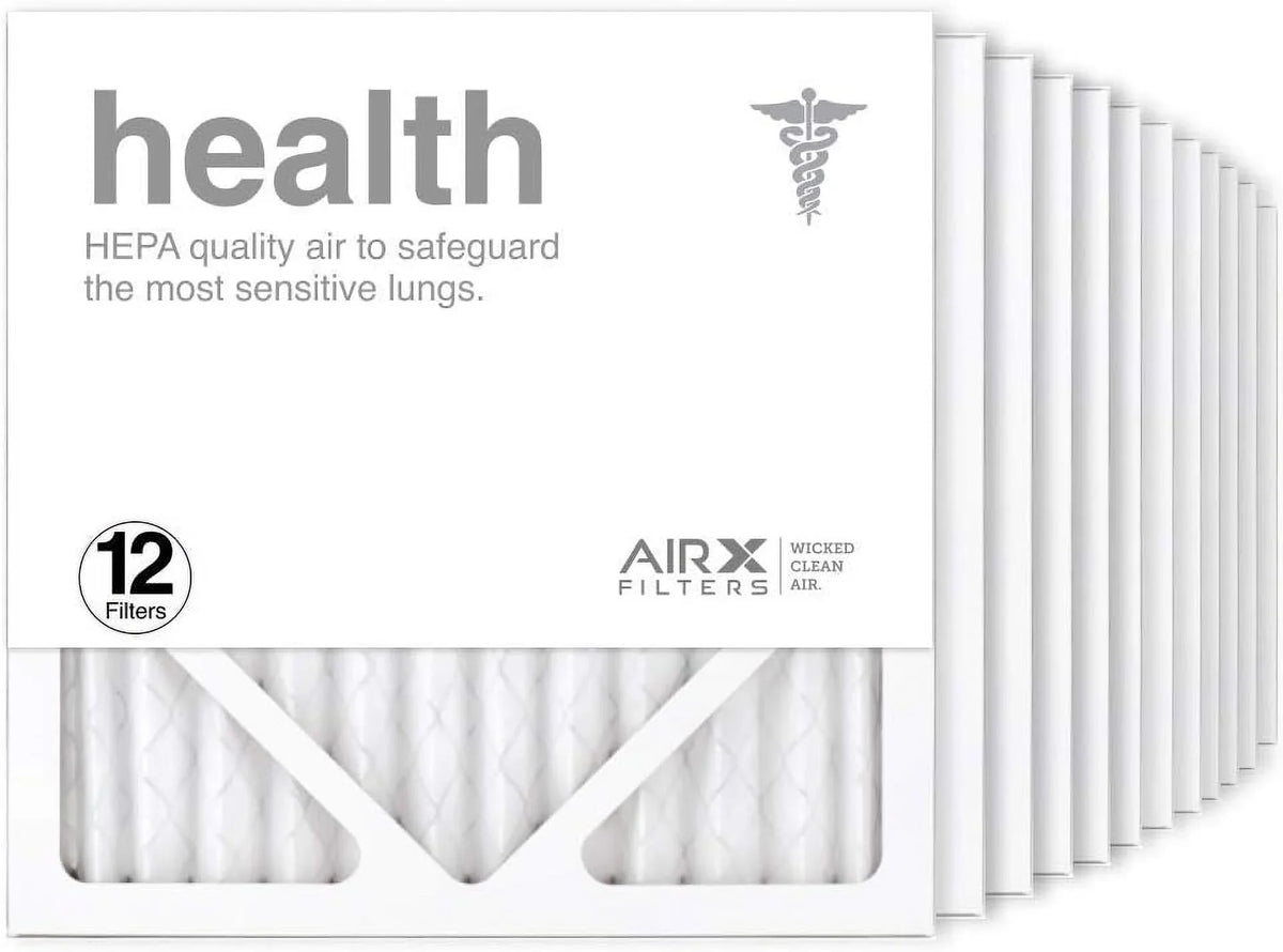 12-Pack, Air Made Filter Filter, Health The HVAC AC 13 Pleated Furnace 12X12x1 In Air MERV