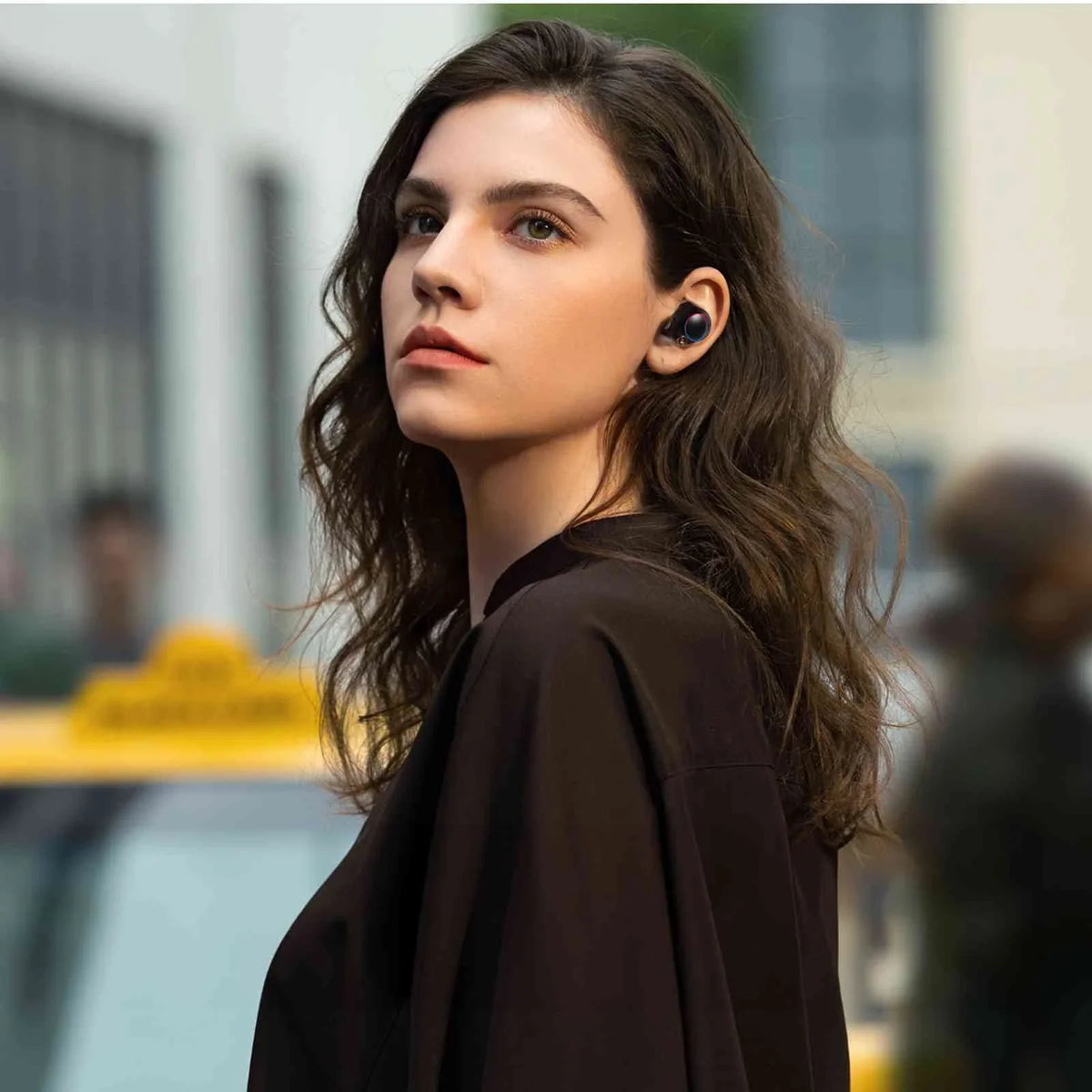 Connection, + Bluetooth IPX5 Boost Youth Water Balanced, Z6 Lenovo True Case, Charging 5.2 Earbuds with UrbanX Connect, Bluetooth Black, Bass Resistance, Wireless Dual Compatible
