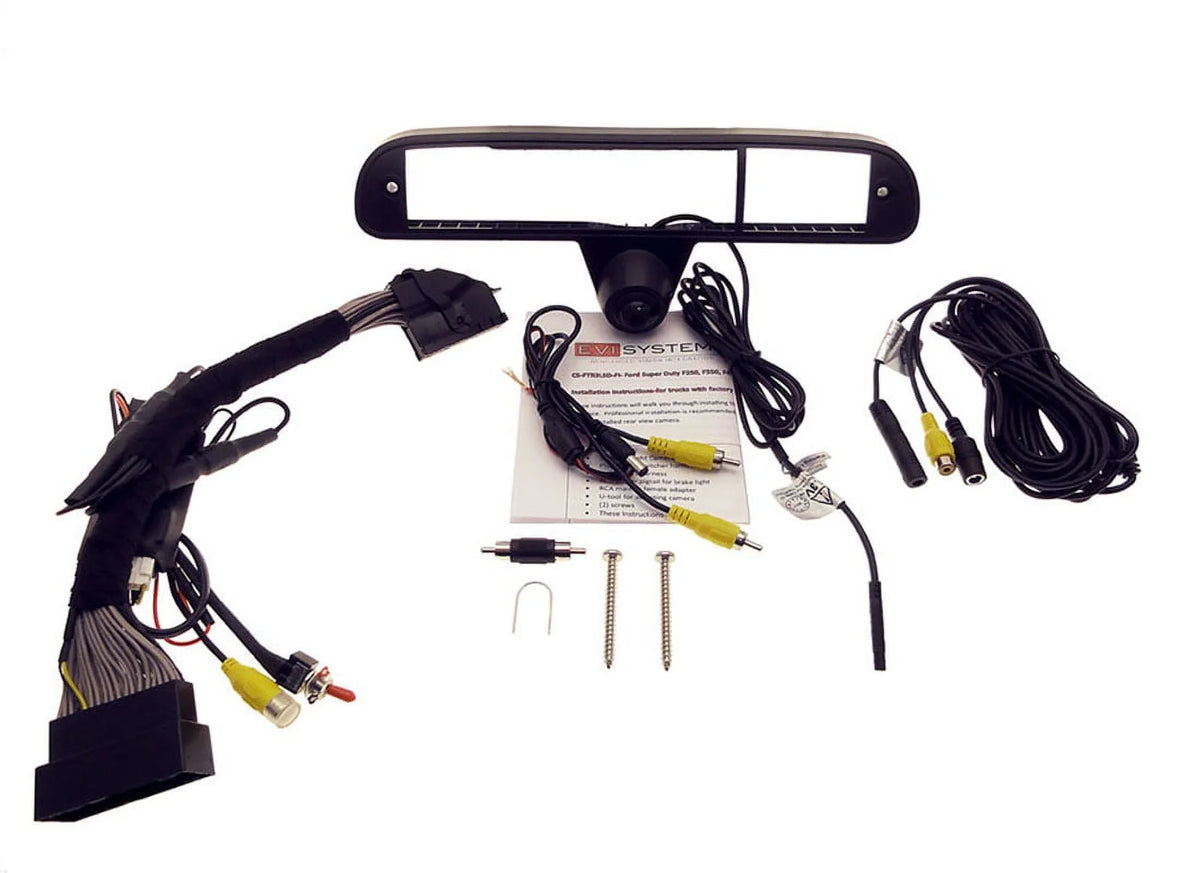 Fit fits Factory Duty 3rd w Camera Camera Brake Trucks Display Kit Light Super and OE 2013-2016 Ford® 8" Factory