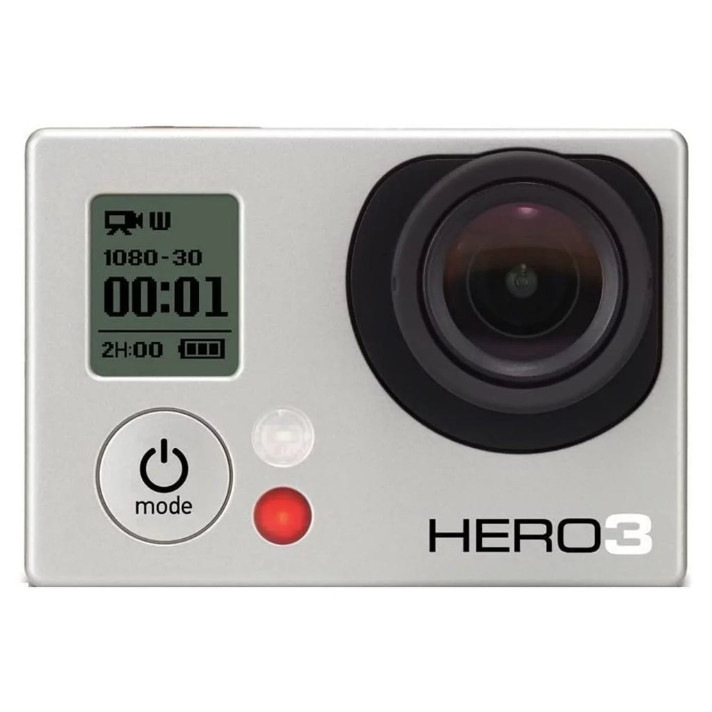 Kit 35-In-1 Action Edition Restored (Refurbished) White HERO3 CHDHE-301 With Camcorder GoPro Accessory 1080p Camera