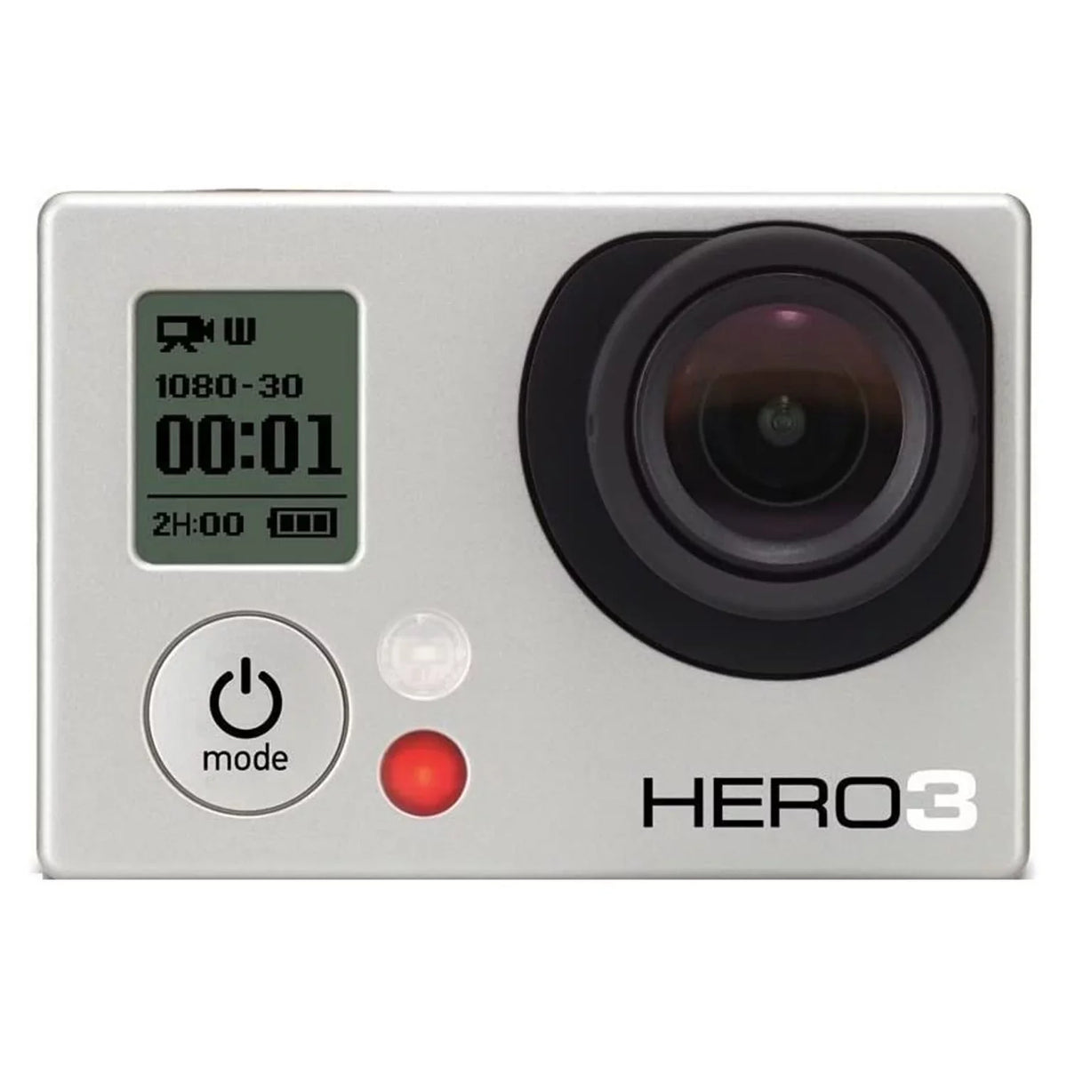 Kit 35-In-1 Action Edition Restored (Refurbished) White HERO3 CHDHE-301 With Camcorder GoPro Accessory 1080p Camera