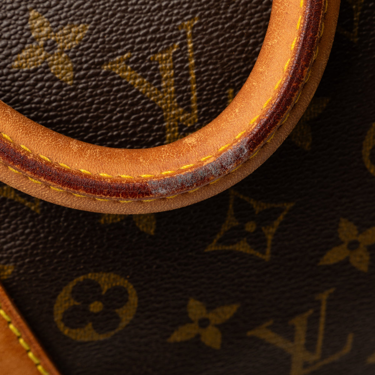 55 Authenticated Vuitton Louis Unisex WeekenderBag Monogram Keepall Brown Pre-Owned Travel Bag (Good) Canvas