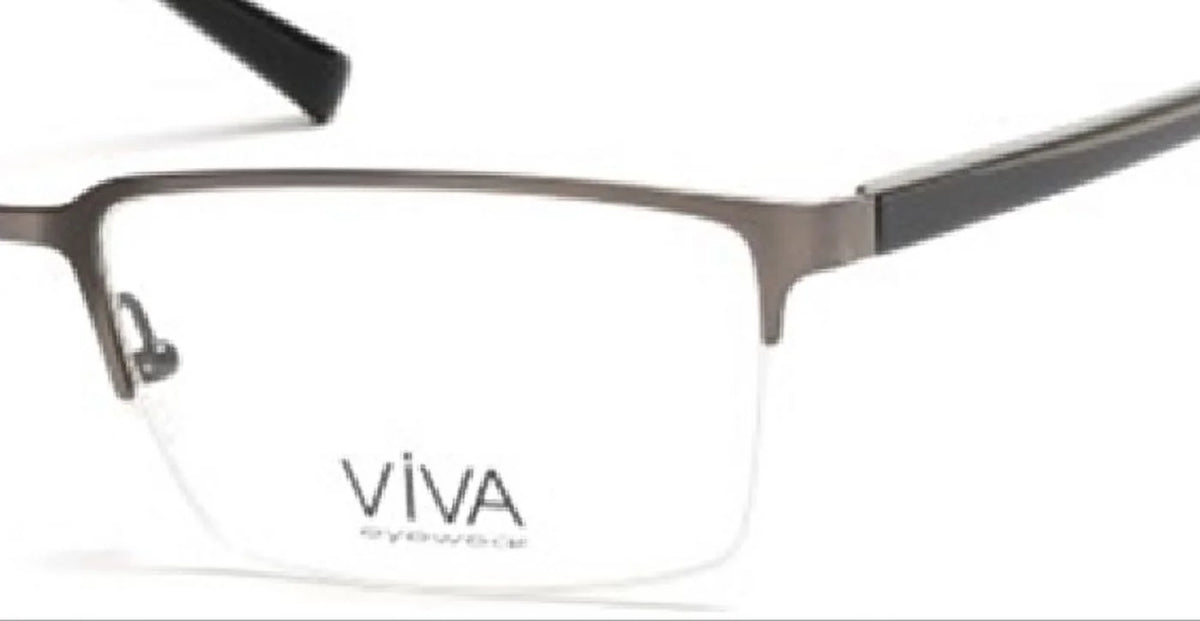 Matte Size Glasses- Metal Viva Men's Gray 009 VV4025 Gun