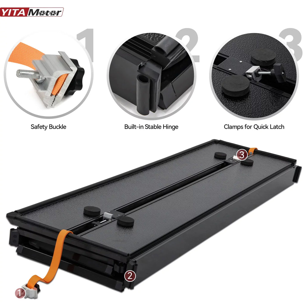 Cover 1500 Tonneau Quad-Fold 3500 Dodge for 2002-2023 96.3" Ram 8 ft Bed Ledkingdomus Soft 2500