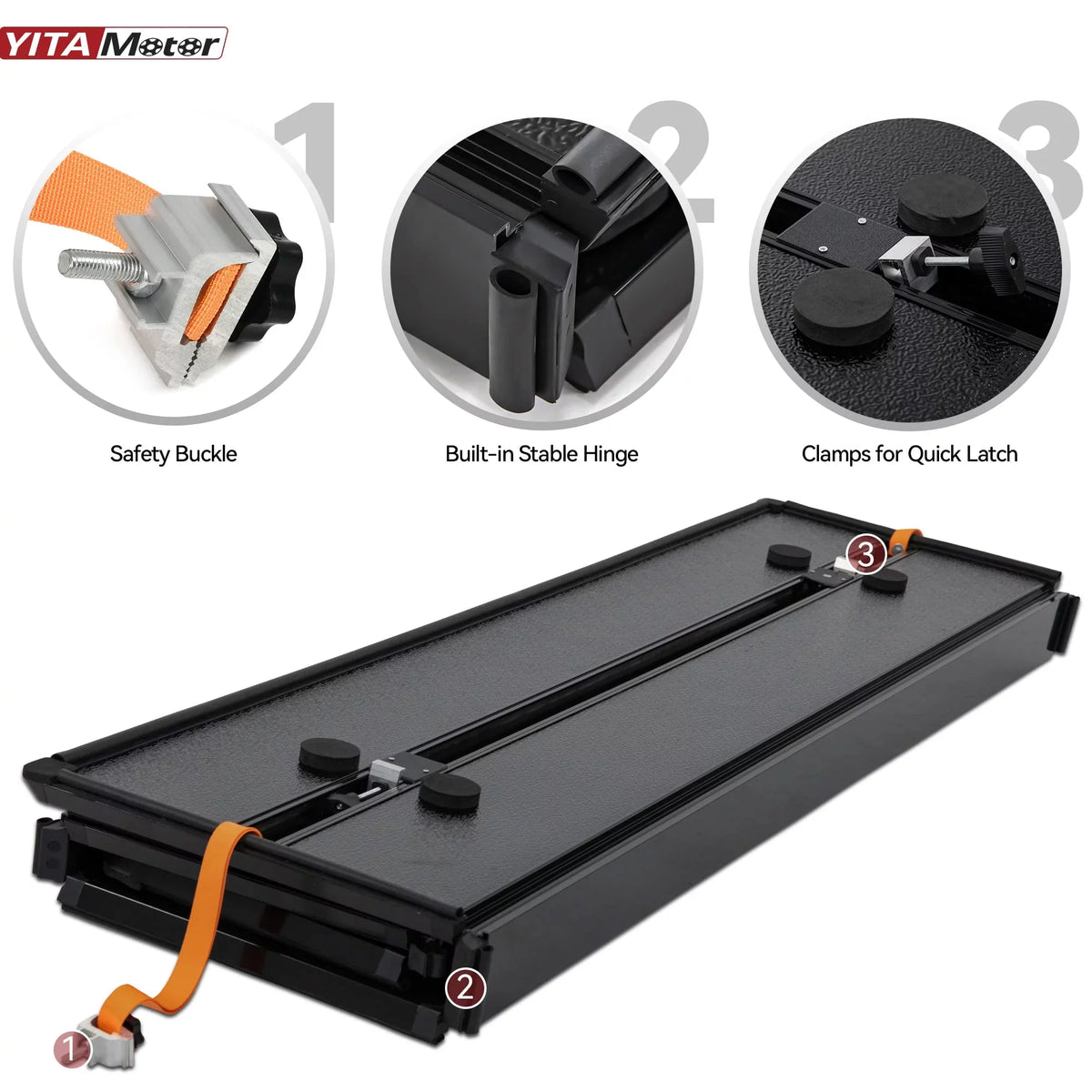 Cover 1500 Tonneau Quad-Fold 3500 Dodge for 2002-2023 96.3" Ram 8 ft Bed Ledkingdomus Soft 2500