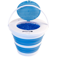Ammo Gellet 15,000+ Collapsible - Gallon Tub, Gel Blue, Holds Gellets 1.5 Blaster