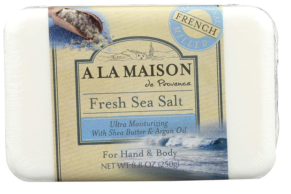 rizing Milled Traditional ap, 6 Oz, Maison So Sea Salt Ultra La French A Fresh 8.8 - Pack Moistu Bar