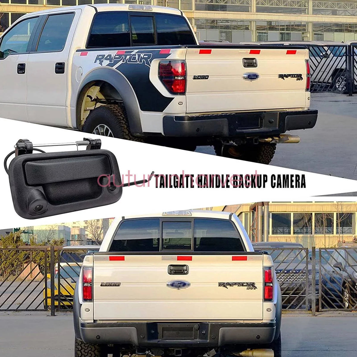 with View Camera Backup for Camera Ford Handle Rear F150/F250/F350/F450 Tailgate