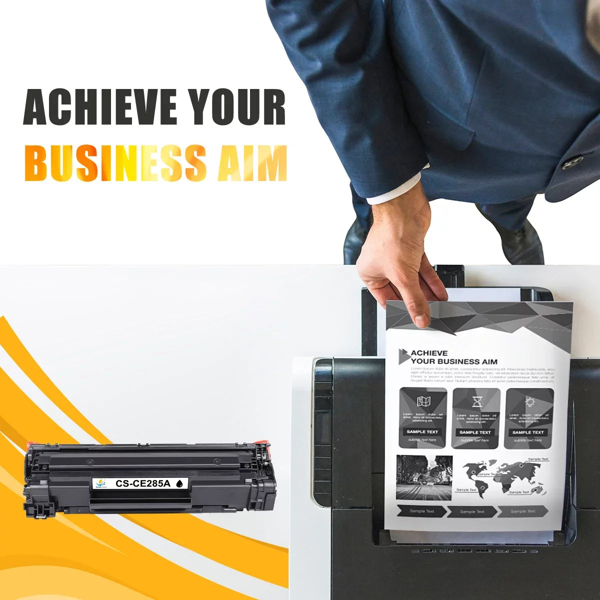 M1132 HP M1212nf Ink HP Pro Black for P1102w P1102whp 85A CE285A 2 LaserJet M1212 Series Printer M1217nfw for Cartridge Toner 85A CE285A P1005 MFP M1217 P1102 Compatible * M1210