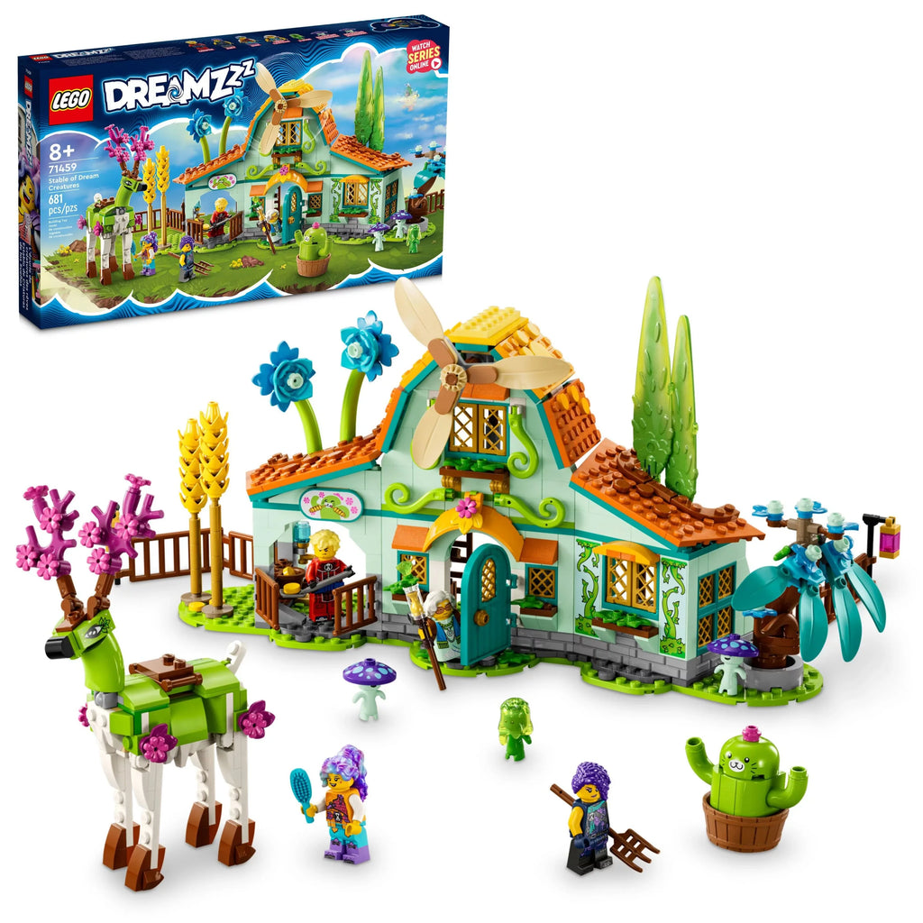 Options Olds 8+ Toy 2 Mythical Dream Pegasus to Create 71459 Flying of or Creatures Building Unique Animal Fantasy Guardian, Gift Stable DREAMZzz Year Kids, for for Forest LEGO