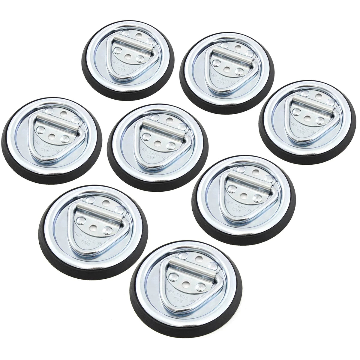 Trailer inches Cargo 8 Down Mount Truck 1/4 Auto Rope Point Red 4 Surface Round Hound Tie Ring inches Van D