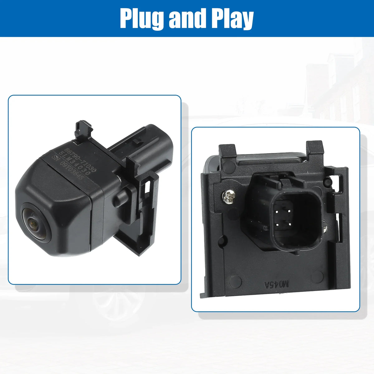 Up View Reverse Toyota Park Hilux Assist 2011-2015 Rear Camera Back for No.8679071030 Angle Wide Camera