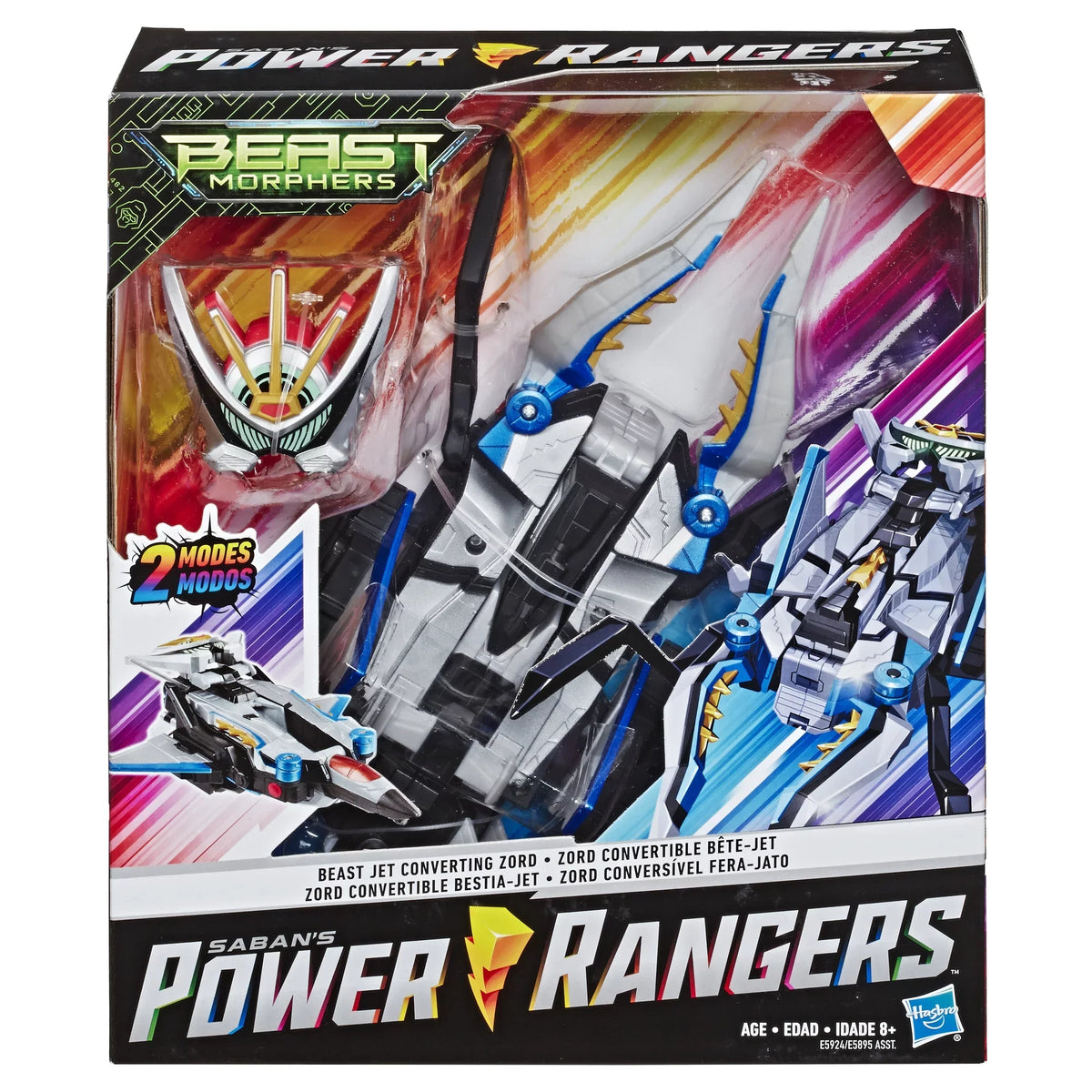 Morphers Action Beast Figure Jet Converting Zord Rangers Beast Power