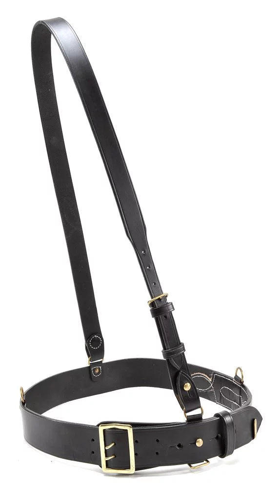 with Browne WW1 Sam will Black 42"- Strap Shoulder Belt Leather 45" fit