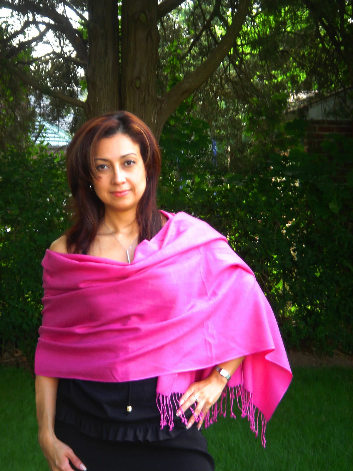 Scarf/Wool/Silk (Hot Regular Shawl/Cashmere Shawl/Shawls/Scarf/Scarves/Wrap/Stole/Muffler/Cape/Ruana/Blanket/Throw/Pashmina Pink Shawl)