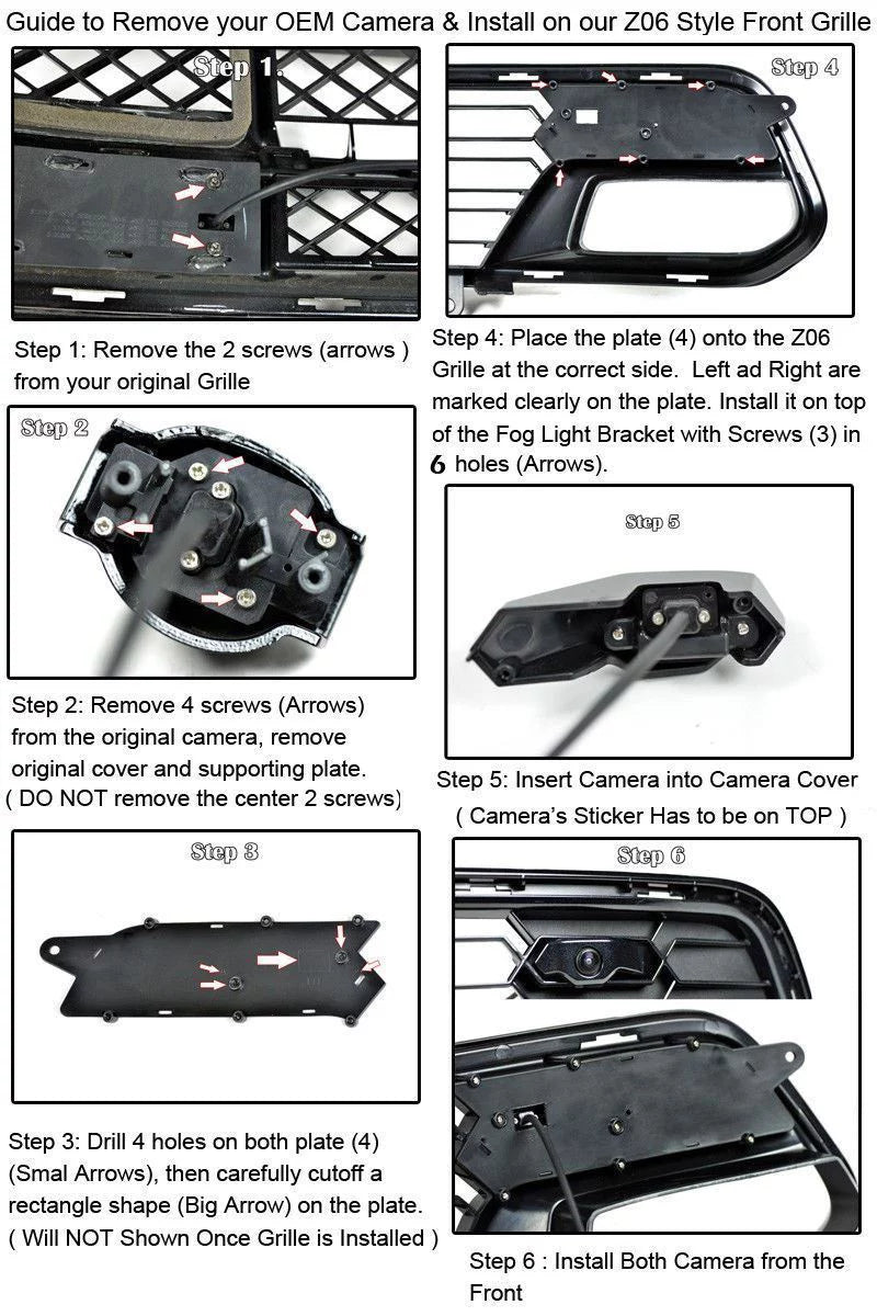 Online Style | Carbon (with Chevrolet Flash Cover Models Painted Z06 Bracket) All Store Bumper for C7 Grille 2014-2019 Front Camera Factory Front Extreme Metallic Lower Replacement GM Corvette