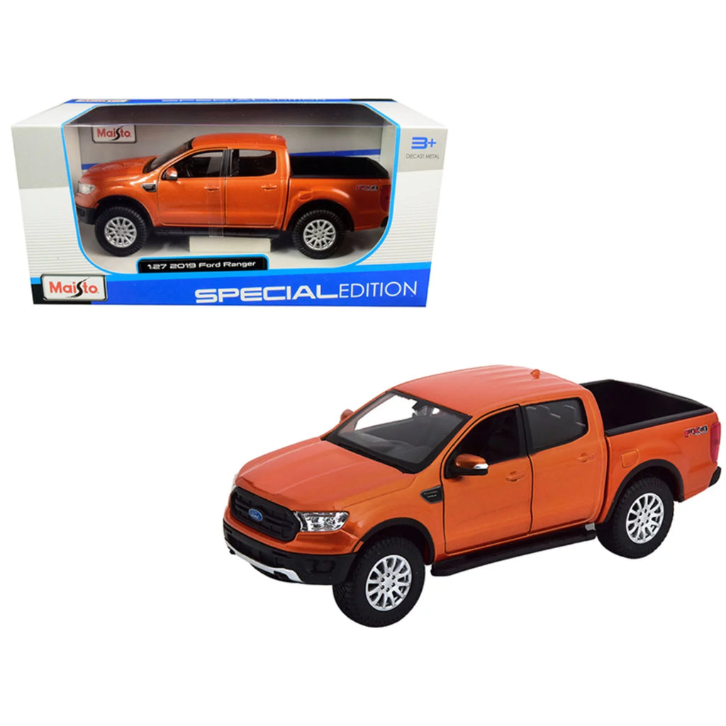 Pickup Sport Car Maisto 2019 Ranger Blue Lariat by Metallic Ford 1/27 Truck Model Diecast Dark