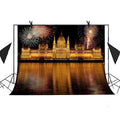 Bloom City Background Party Water Fireworks Photo The Illuminate The 7x5ft Castle Lights of Night Props MOHome River View Backdrop Booth Studio Background