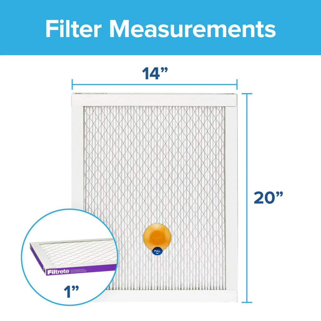 Air 12, Smart Bacteria Filter MERV MPR 1500 Allergen, Filtrete 14x20x1 Filter, 1 Virus,