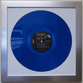 (Brushed Matting Record Frame Silver LP Frame) Picture Disc / Vinyl White 12" Display