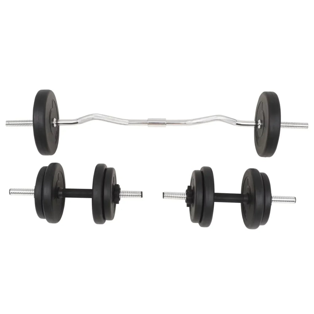 Gym Bars Training, 66.1 Strength Plates Weight lb for Set Weightlifting, Barbell Fitness, and with Dumbbell Home Bodybuilding, moobody