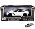 79356WH Diecast 1/24 Diecast scale Chevy Max w/Trailer Model Toy - White - Corvette ZR1, Car - 2019 Motor Car