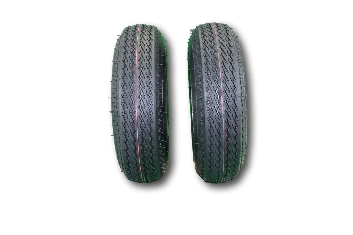 Wheel Tire Rim and Trailer 4.80-8 C 2-Pack 480-8 Load Antego Lug Tire Antego White 4 on Wheel