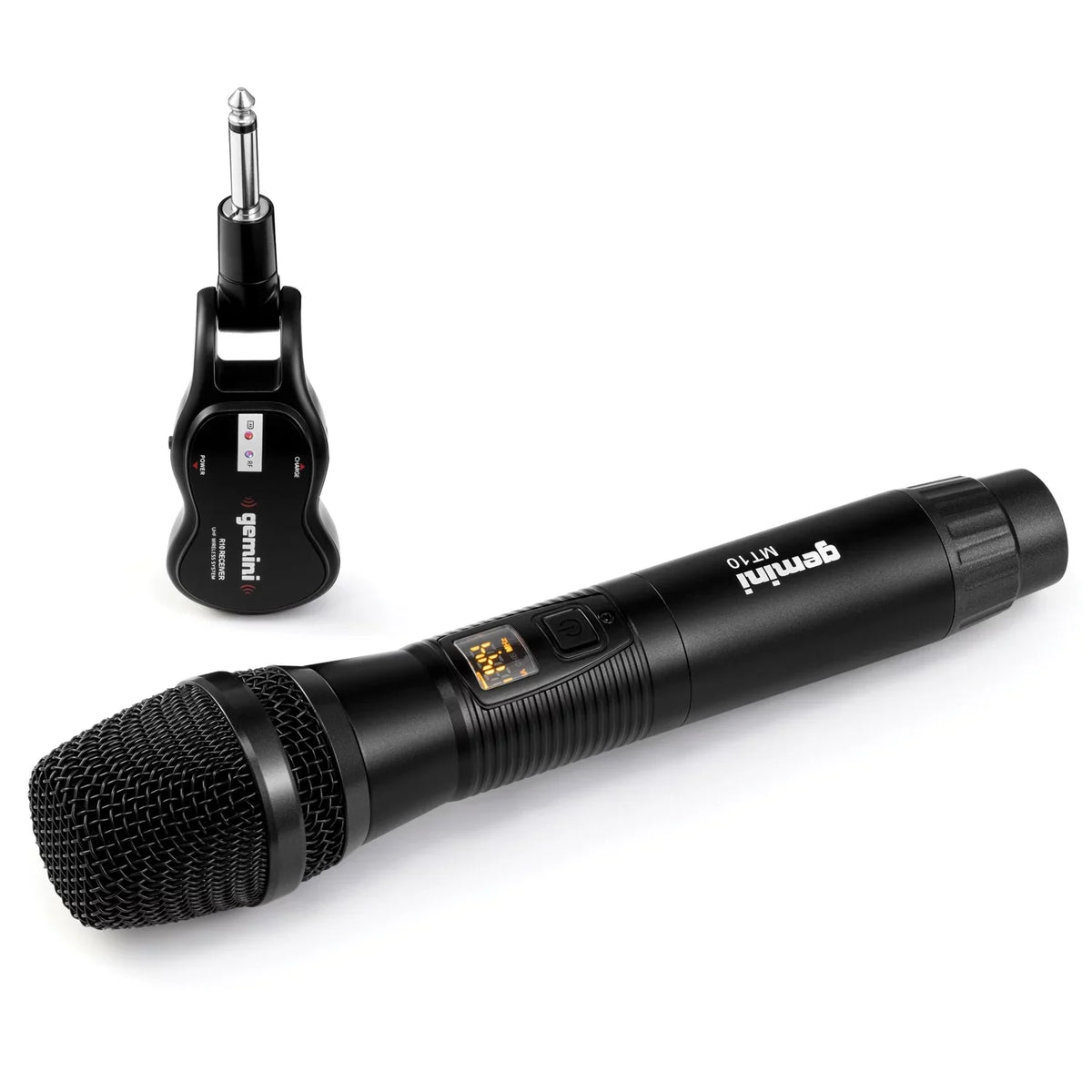 GMU-M100 Dual Gemini 15" Speaker Single Powered System, & Bluetooth Microphone LED Wireless UHF 843631170892