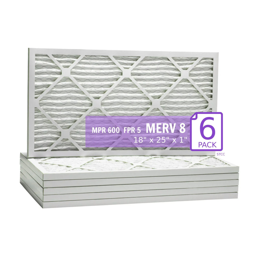 Surface MERV Purolator Extended DMK80 (6 Pack) Mechanical Pleated 18x25x1, 8, Filter, Air