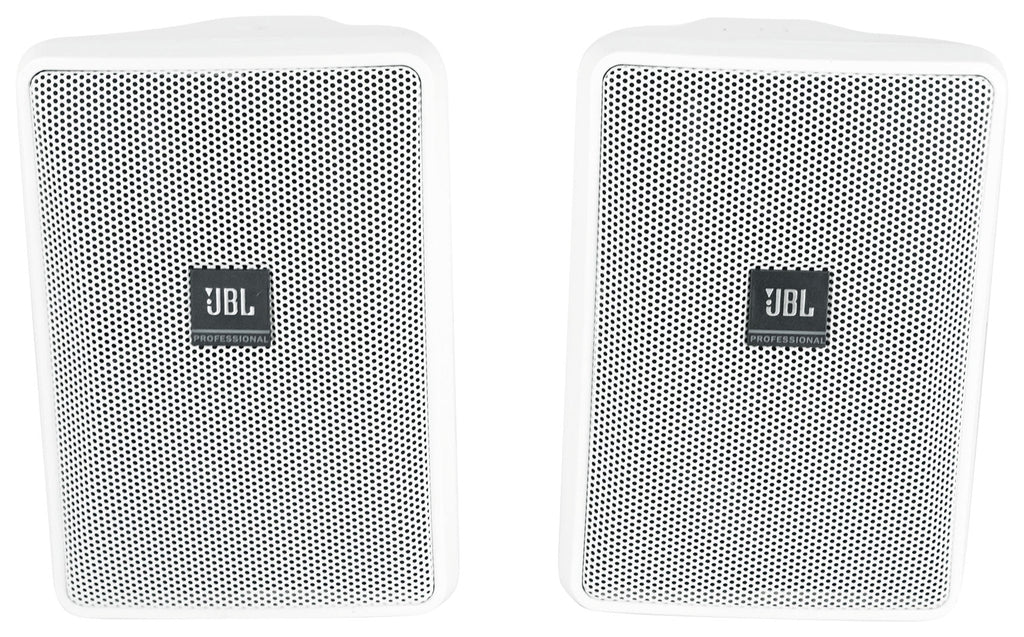 Wall Indoor/Outdoor Commercial 3" + JBL Control Amp White Speakers 23-1 70v (8)