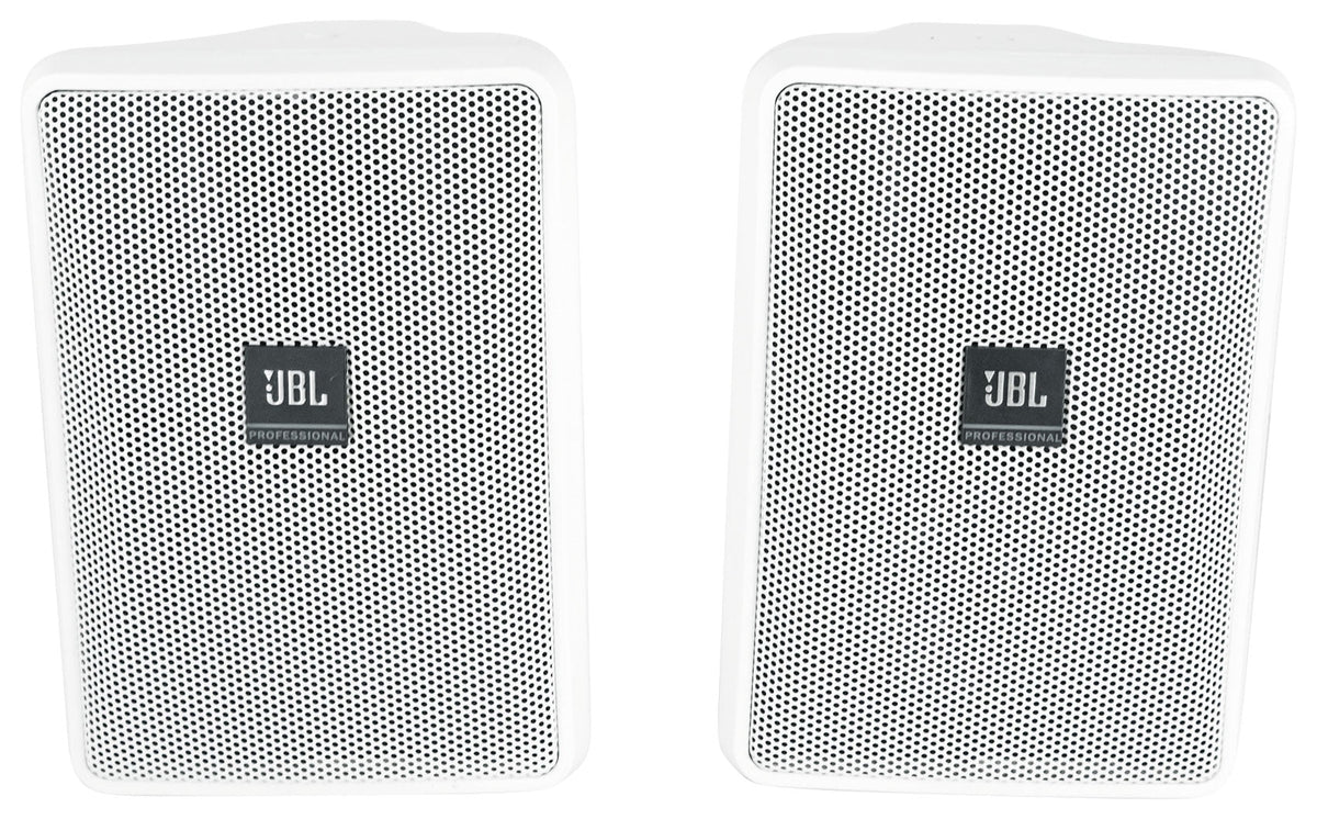 Wall Indoor/Outdoor Commercial 3" + JBL Control Amp White Speakers 23-1 70v (8)
