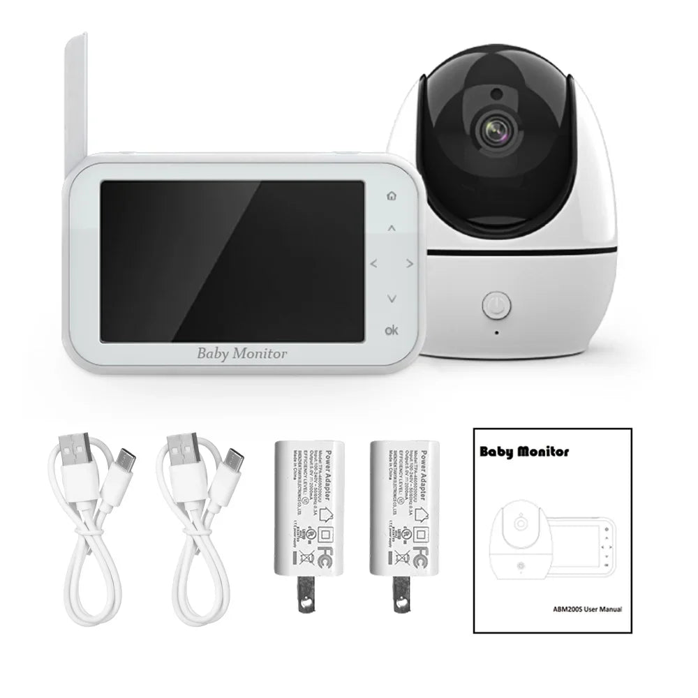 Motion Inch Wireless Camera,Function Camera inch Infrared - 2 Monitor Audio with Dazzduo Video Infrared 8 Screen 4.5 LCD Audio OWSOO Includes 4.5 2-Way - Loop 8 LCD 720P Vision Way LCD 4.5 Camera
