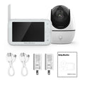 Motion Inch Wireless Camera,Function Camera inch Infrared - 2 Monitor Audio with Dazzduo Video Infrared 8 Screen 4.5 LCD Audio OWSOO Includes 4.5 2-Way - Loop 8 LCD 720P Vision Way LCD 4.5 Camera