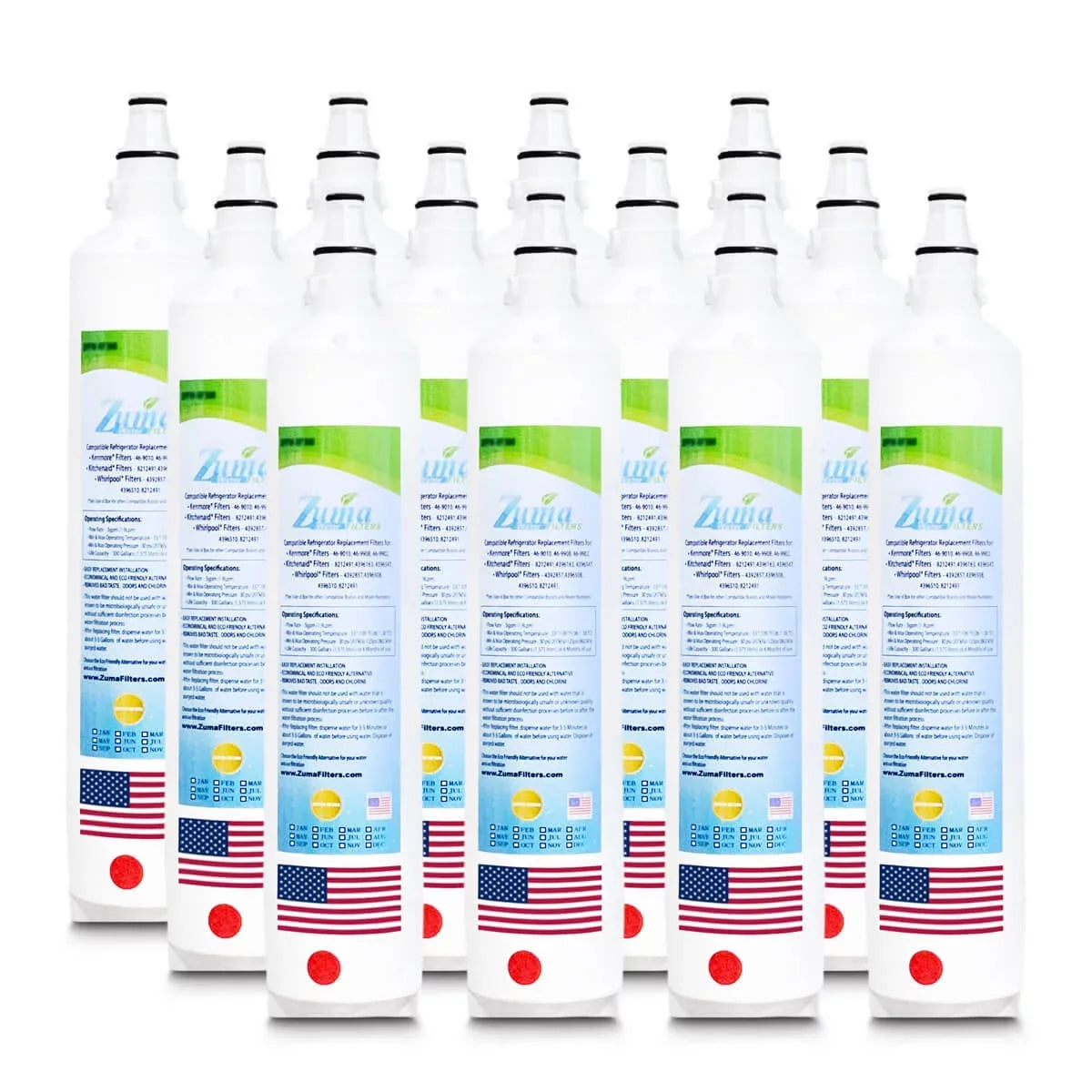 '- ZUMA ID27R , , in - ZWFZ1-RF750 Water Filters Pack Made Subzero® Brand with # , Compatible 12 U.S.A. Model
