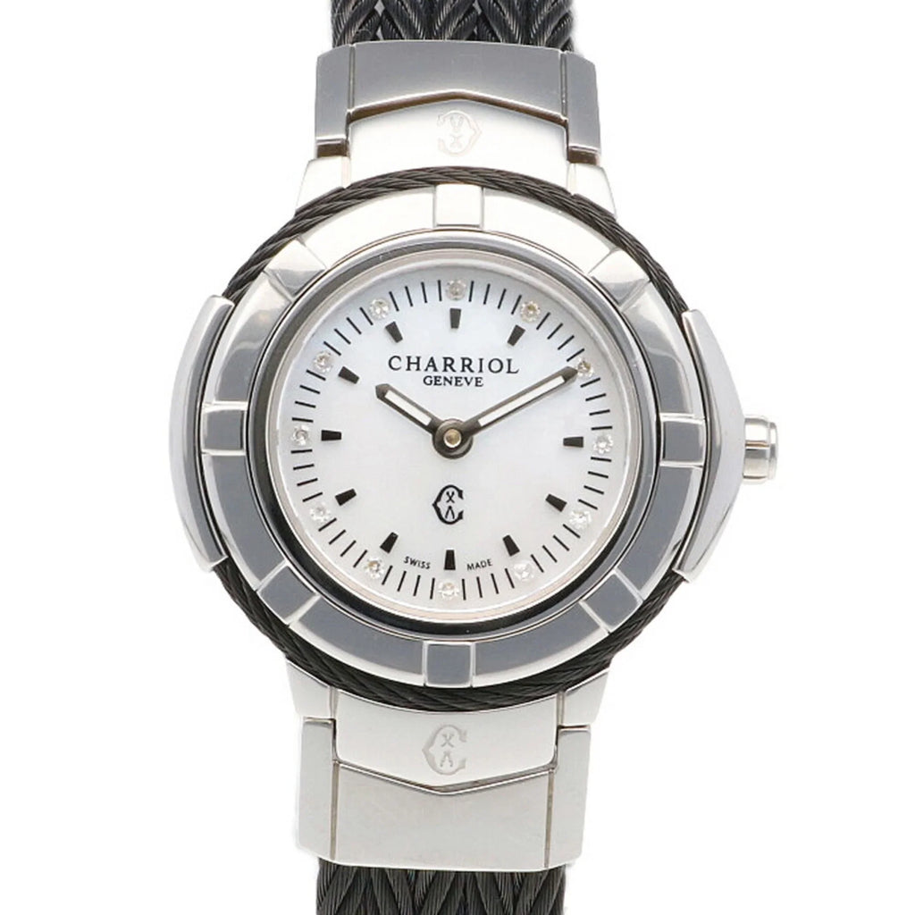 Stainless (Good) Quartz Women's Steel CHARRIOL Pre-Owned Saint-Tropez Watch