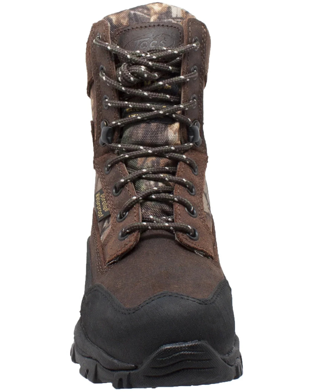 Childrens Waterproof AdTec Hiker Camping 8" Shoe (2 Camo Hiking Boot D) Hunting