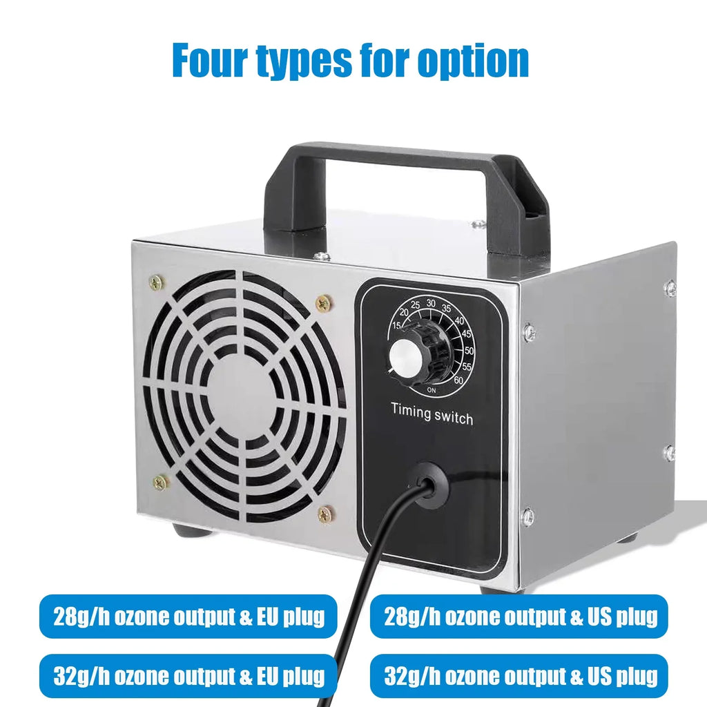 Generator 28g/h - for Machine Use O3 Car Office, and Home, Air Deodorizer Kitchen, Ozone