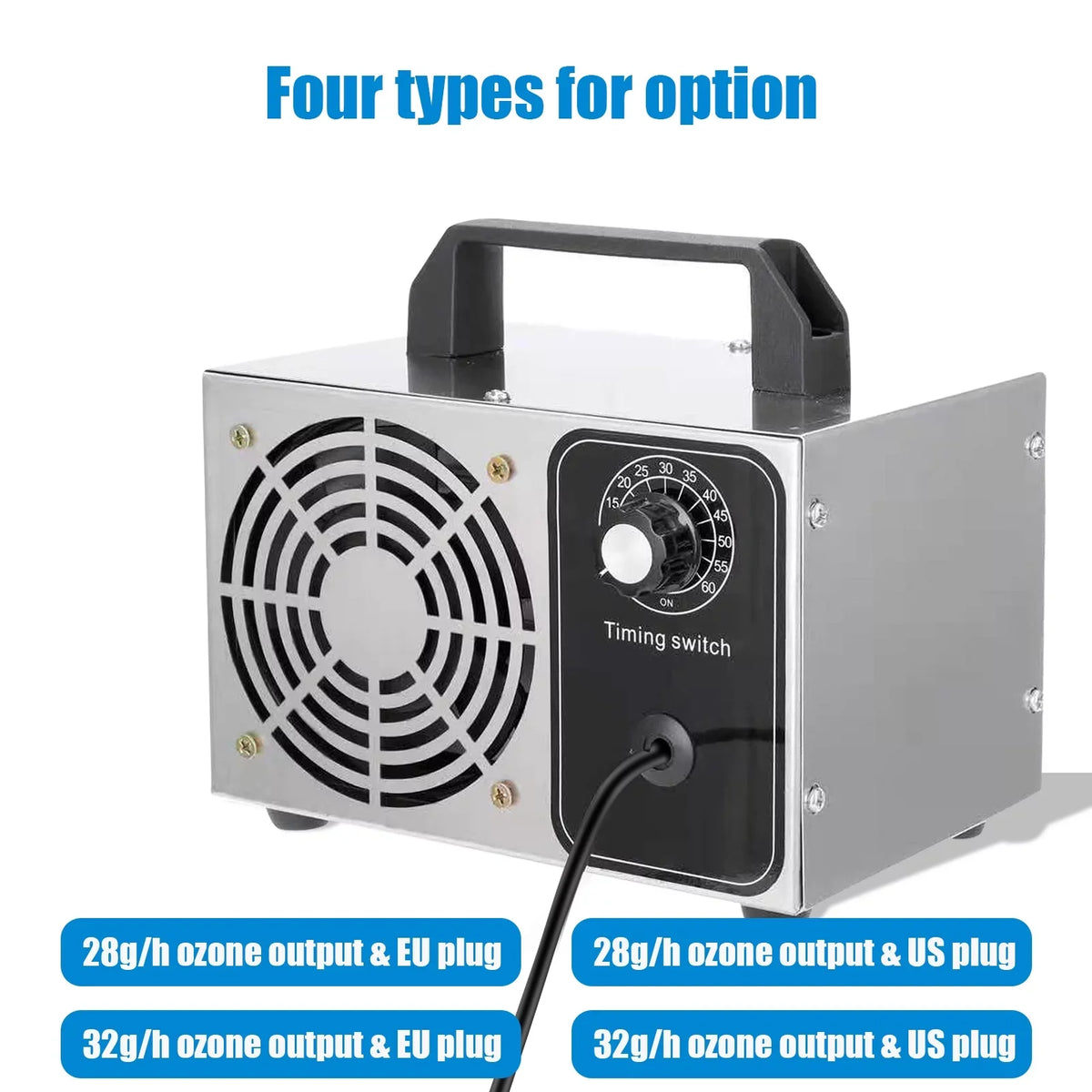 Generator 28g/h - for Machine Use O3 Car Office, and Home, Air Deodorizer Kitchen, Ozone