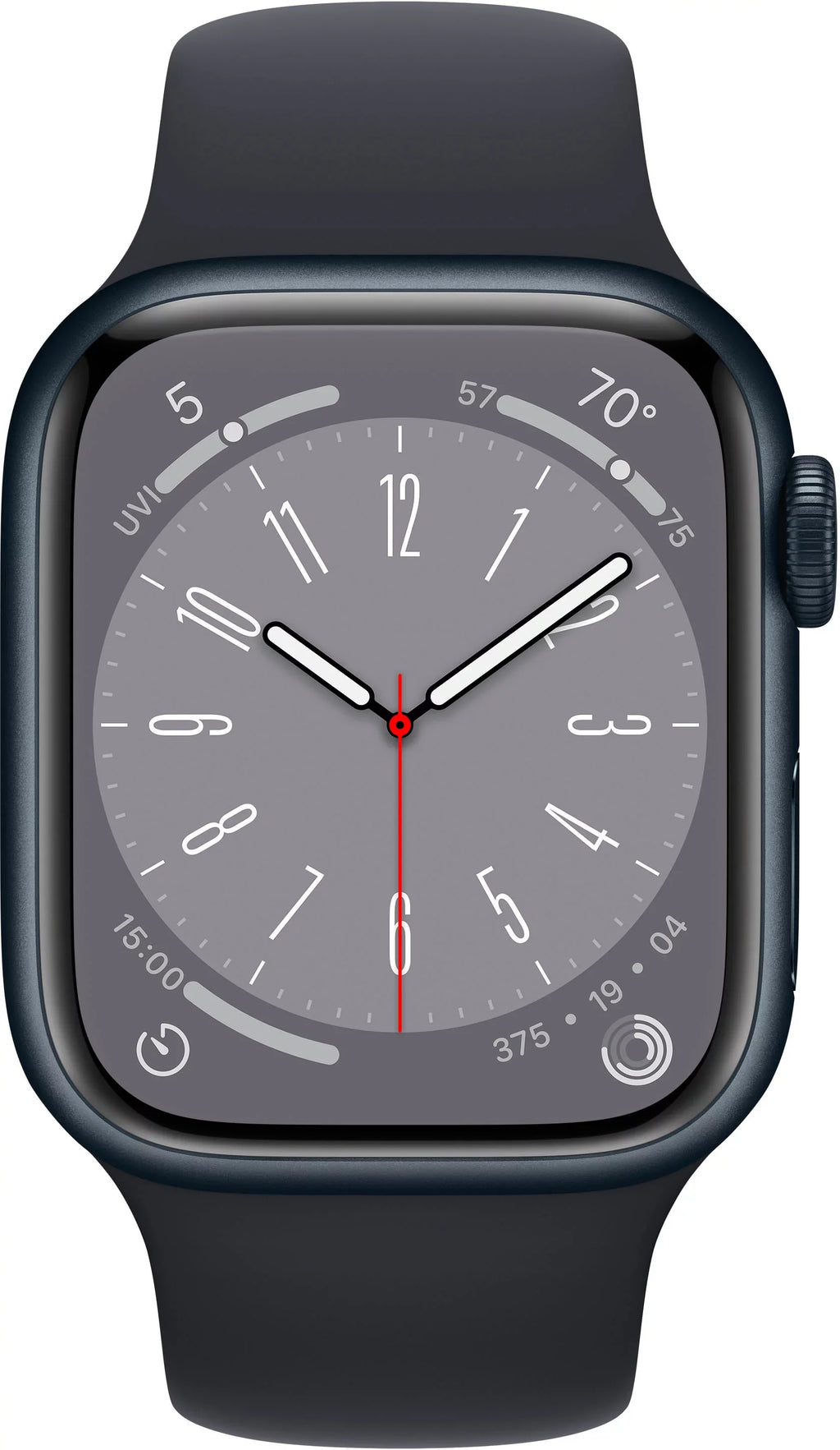 Gen Watch 41mm Midnight Series (Refurbished) Midnight 8 Aluminum Apple Restored Sport 8 MNPC3LL/A Band -