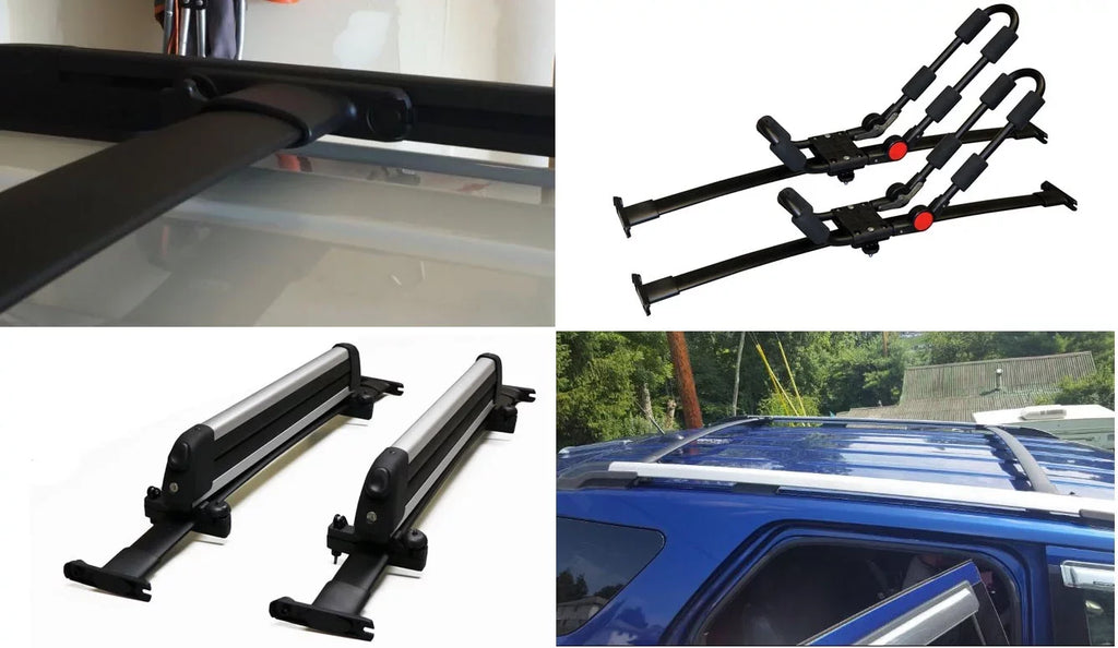 Aluminum Explorer Roof a Rack Top Rack Cargo BRIGHTLINES 2pcs, Replacement Set 2011-2015 of Crossbars Ford Black for