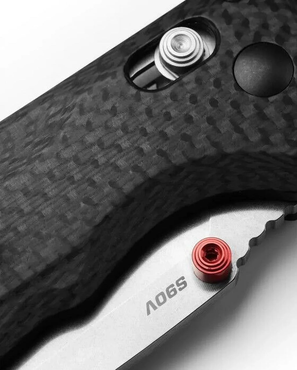 3.6" Drop-Point Folding Benchmade Fiber Stainless Knife Blade Carbon Pocket 560-03 Steel Freek