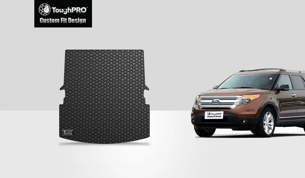 Black Duty Cargo - FORD All in ToughPRO with Weather USA) Heavy - - 2015 Rubber Mat (Made Explorer Compatible -
