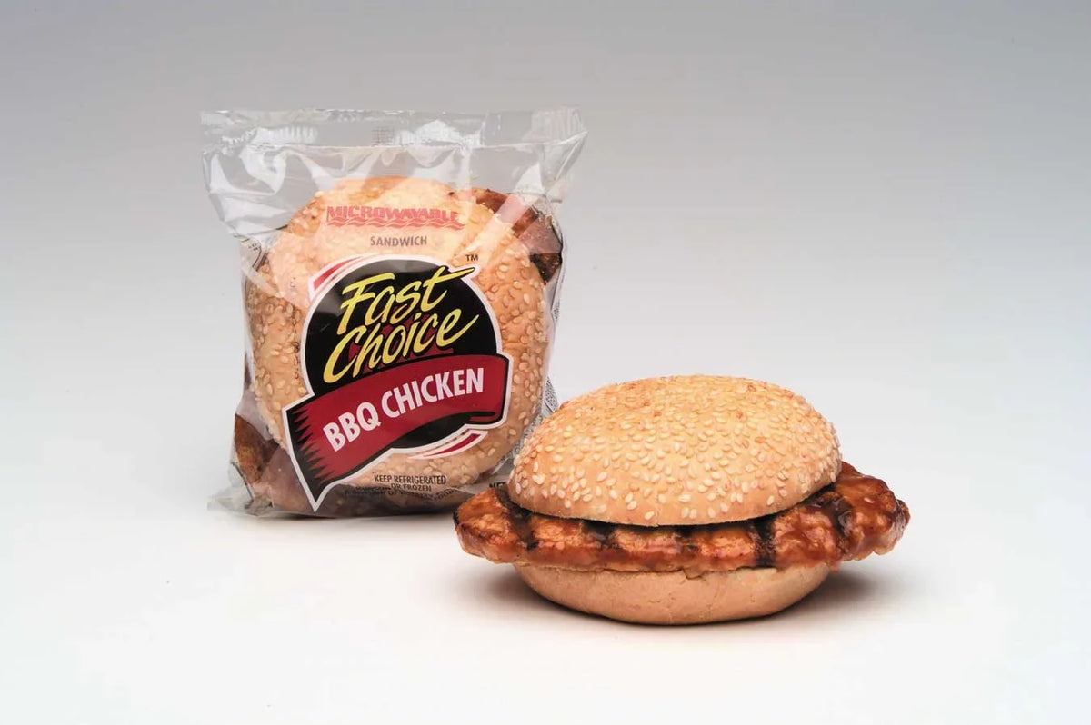 Chicken Sandwich, 5.4 12 Barbecue per Advance Ounce Fast Choice Pierre -- Case